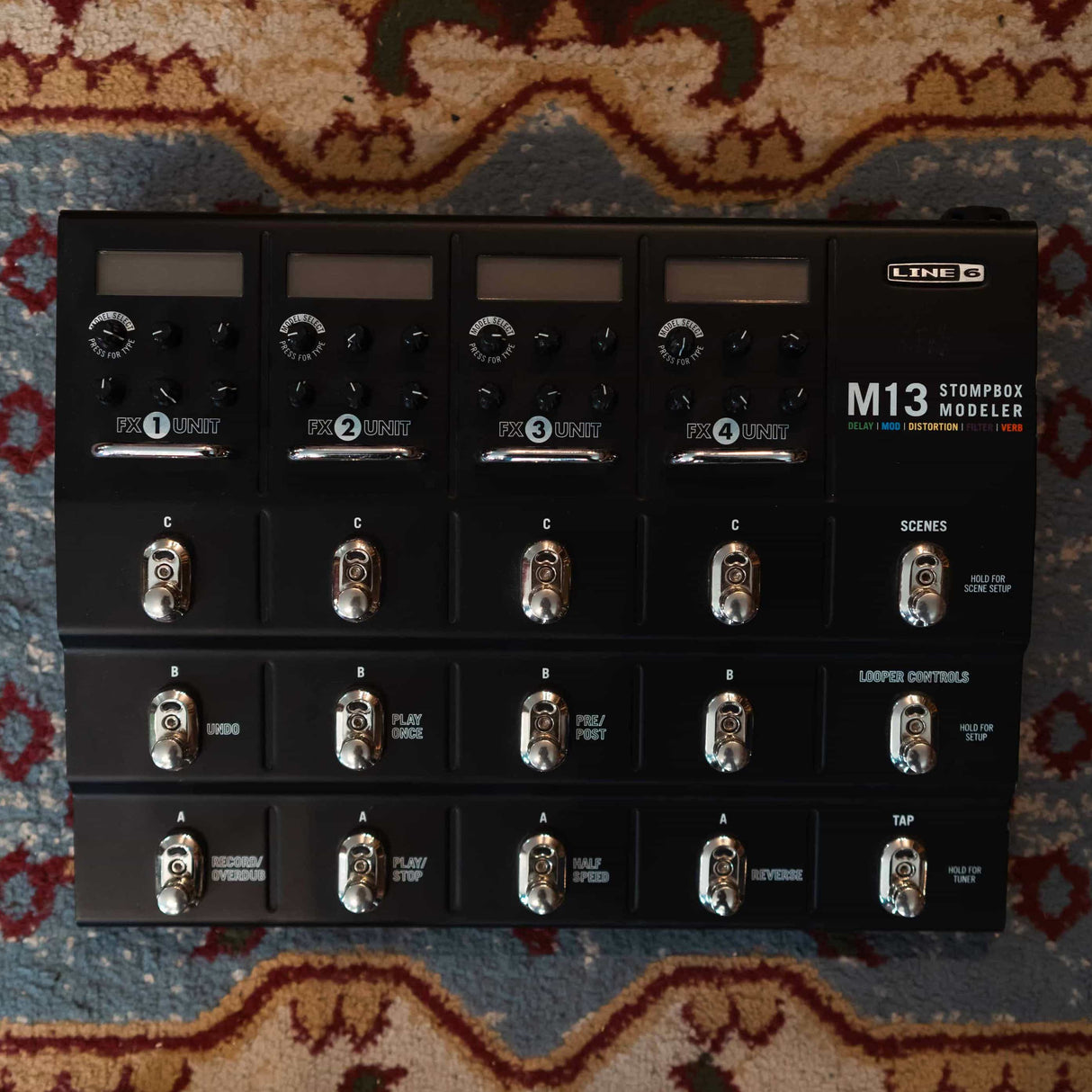 Line 6 M13 Stompbox Modeller Guitar Multi Effects Pedal (Pre-Owned) - Music Vault