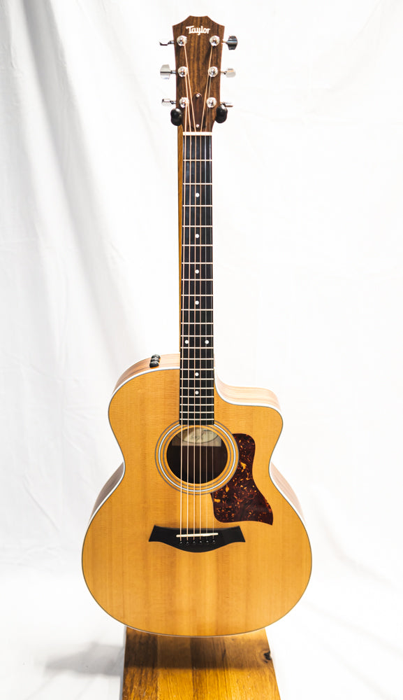 Taylor 214-CE Grand Auditorium Electro Acoustic + Hard Case (Pre-Owned) - Music Vault