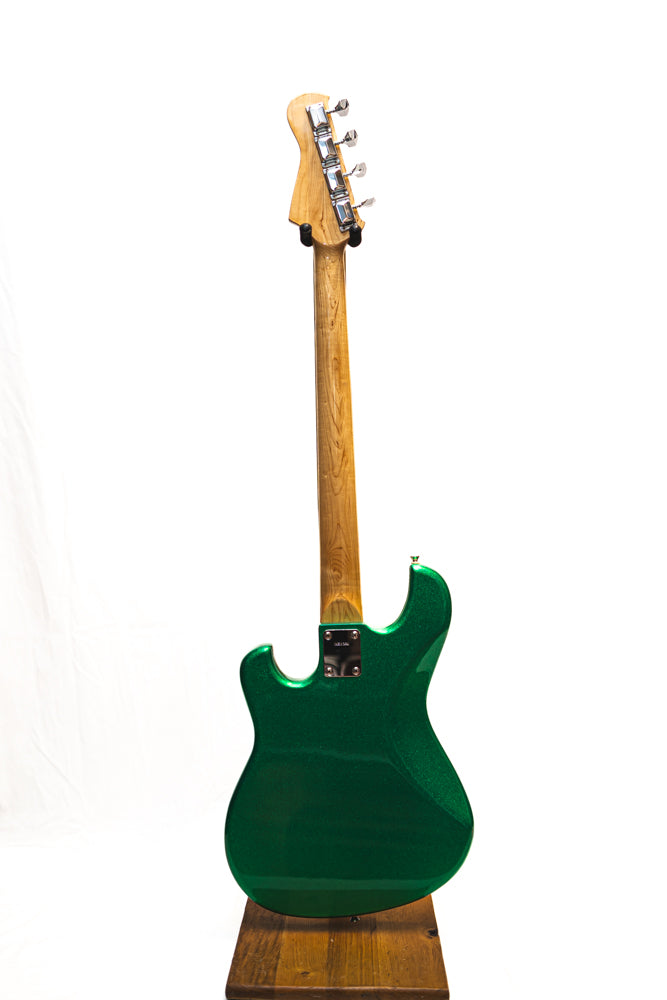 Jarock/Ibanez Blazer Electric Bass Guitar Green Sparkle (Pre-Owned) - Music Vault