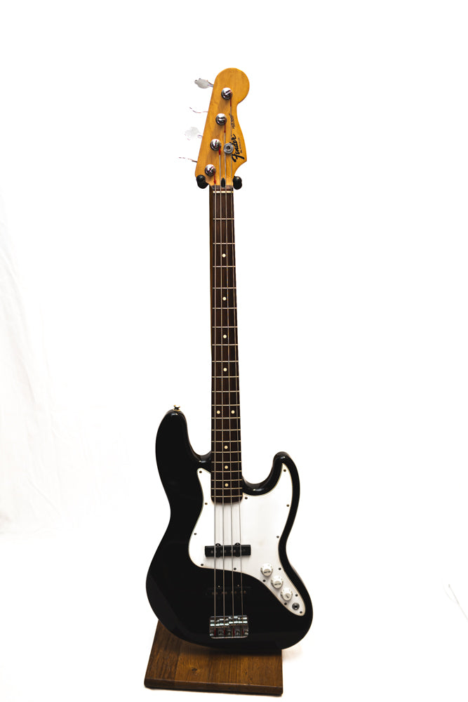 Fender "Squire Series" Mexican Jazz Bass 1996 Black  (Pre-Owned) - Music Vault
