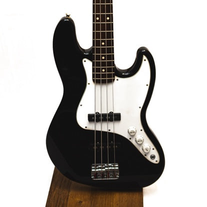 Fender "Squire Series" Mexican Jazz Bass 1996 Black  (Pre-Owned) - Music Vault