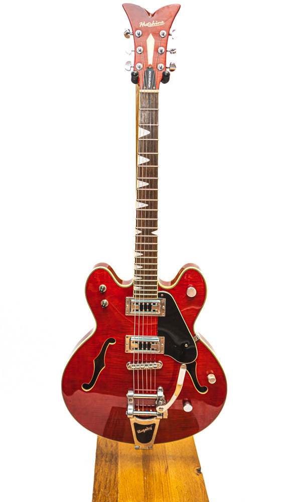 Hutchins Memphis Rose Semi Hollow Body + Hard Case (Pre-Owned) - Music Vault