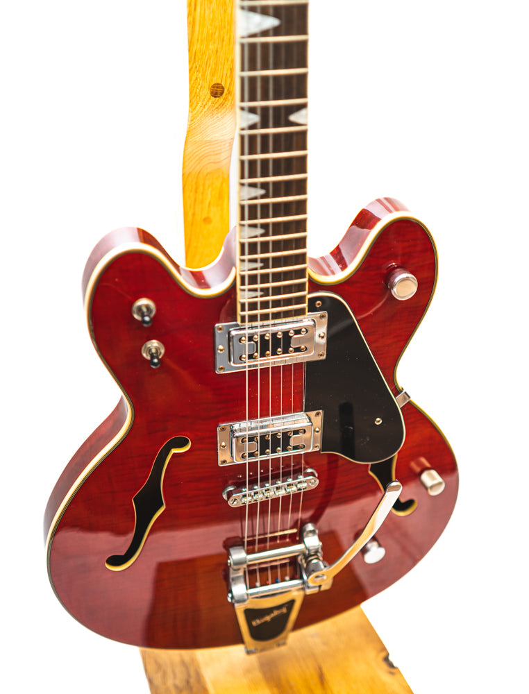 Hutchins Memphis Rose Semi Hollow Body + Hard Case (Pre-Owned) - Music Vault