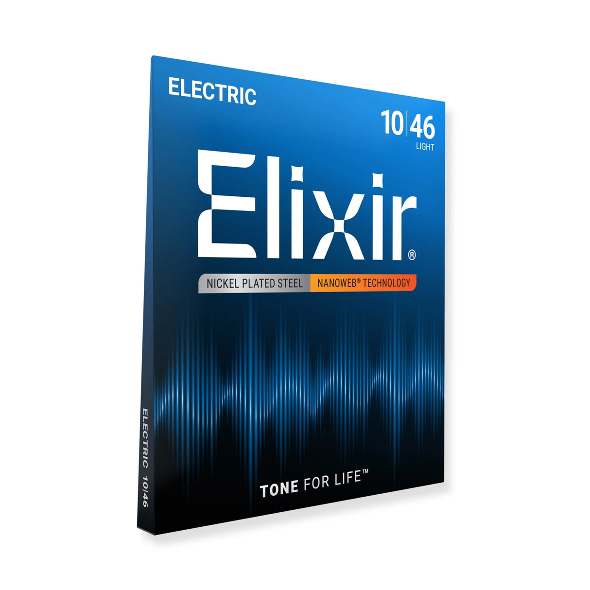 Elixir Nanoweb Coated Electric Guitar Strings Light (10-46)