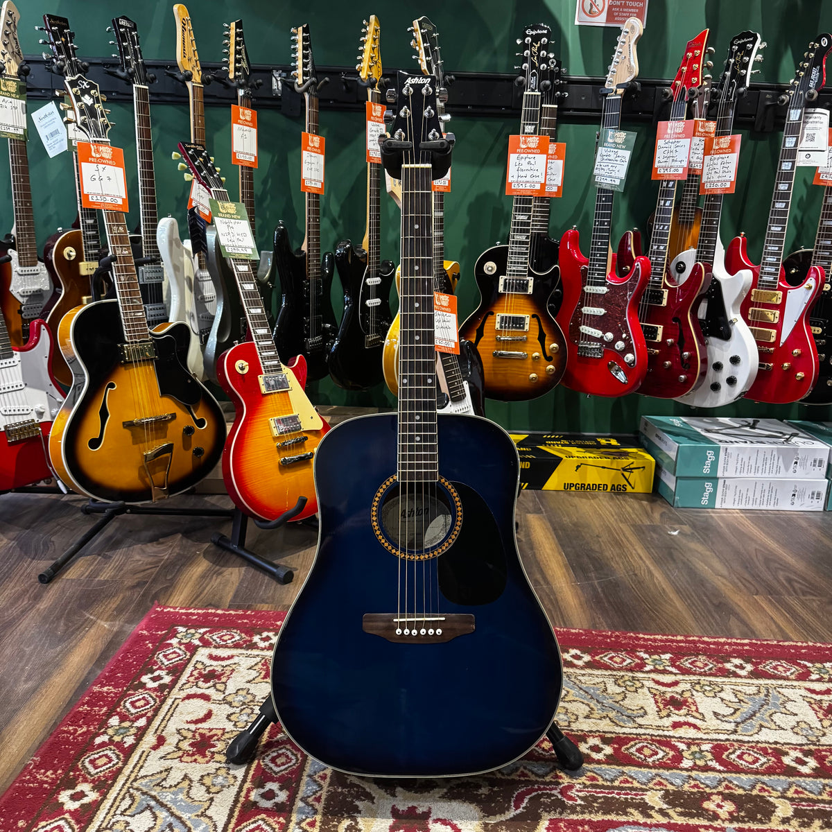 Ashton D25TBB Dreadnought Acoustic Guitar (Pre-Owned)