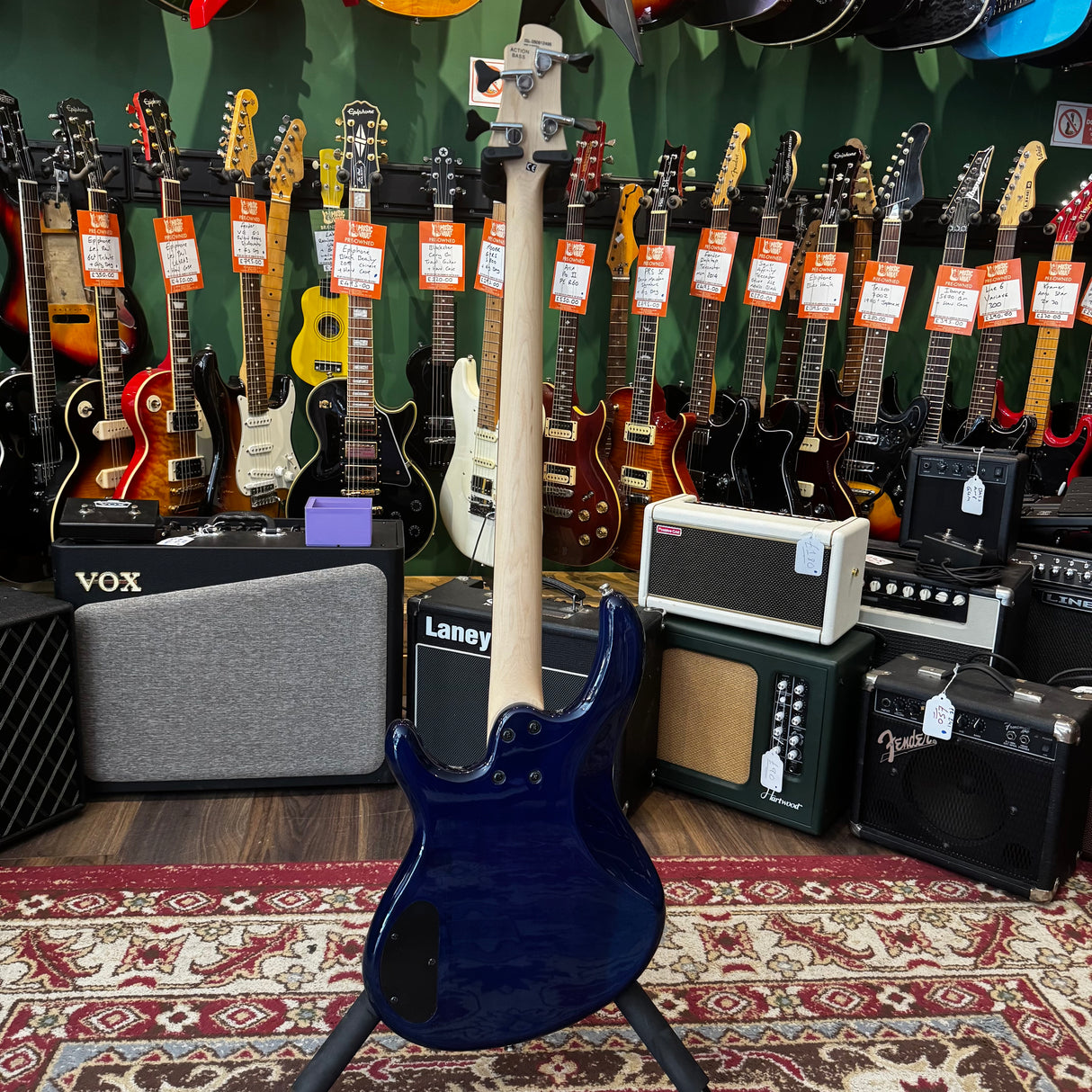 Cort Action PJ Electric Bass Guitar Blue (Pre-Owned)