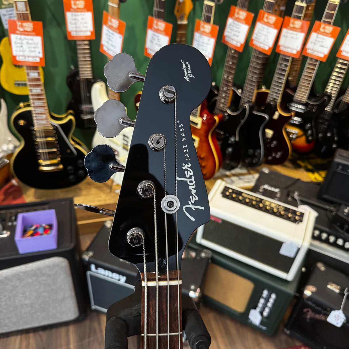 Fender Aerodyne Jazz Bass 2007 Crafted In Japan Black (Pre-Owned)