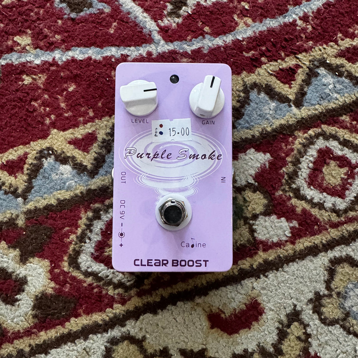 Caline CP-22 Purple Smoke Clear Boost Pedal (Pre-Owned)