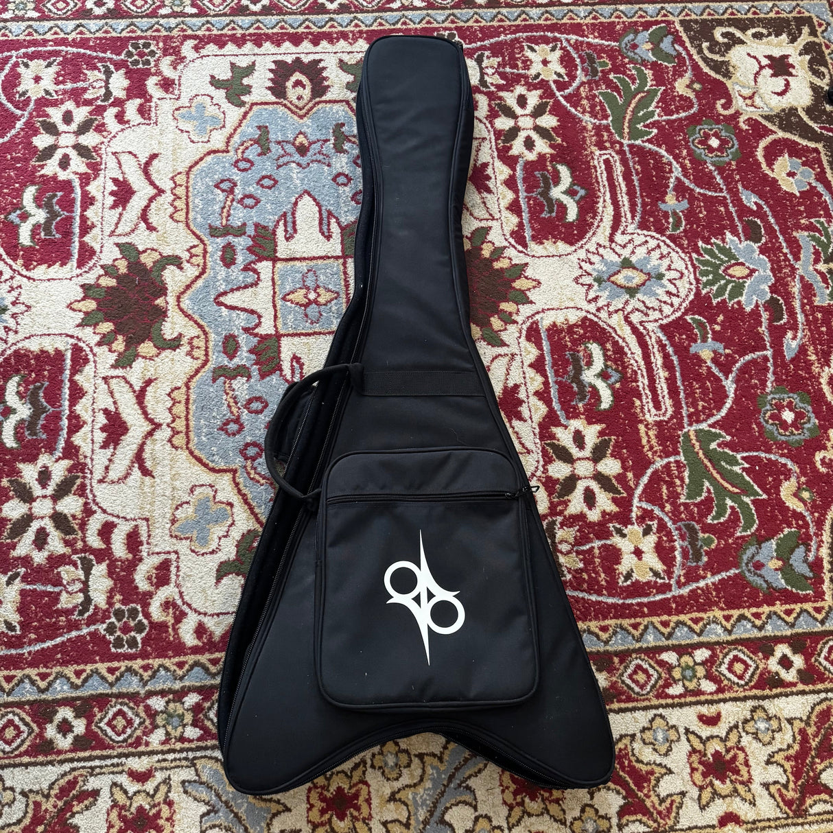 Solar Guitars V1.6FRC Flying V Electric Guitar Carbon Matte Black (Pre-Owned)