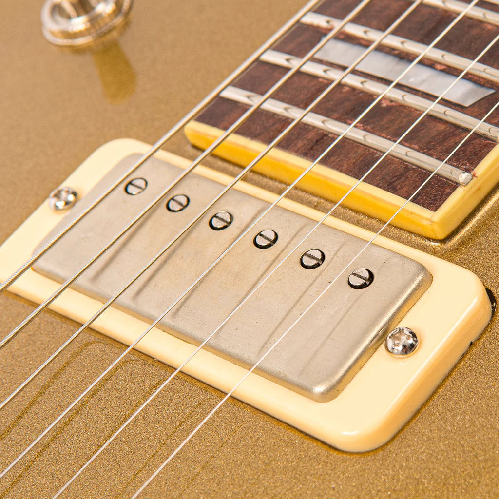 Fret-King Eclat Custom Paul Rose Signature Single Cutaway Electric Guitar Goldtop