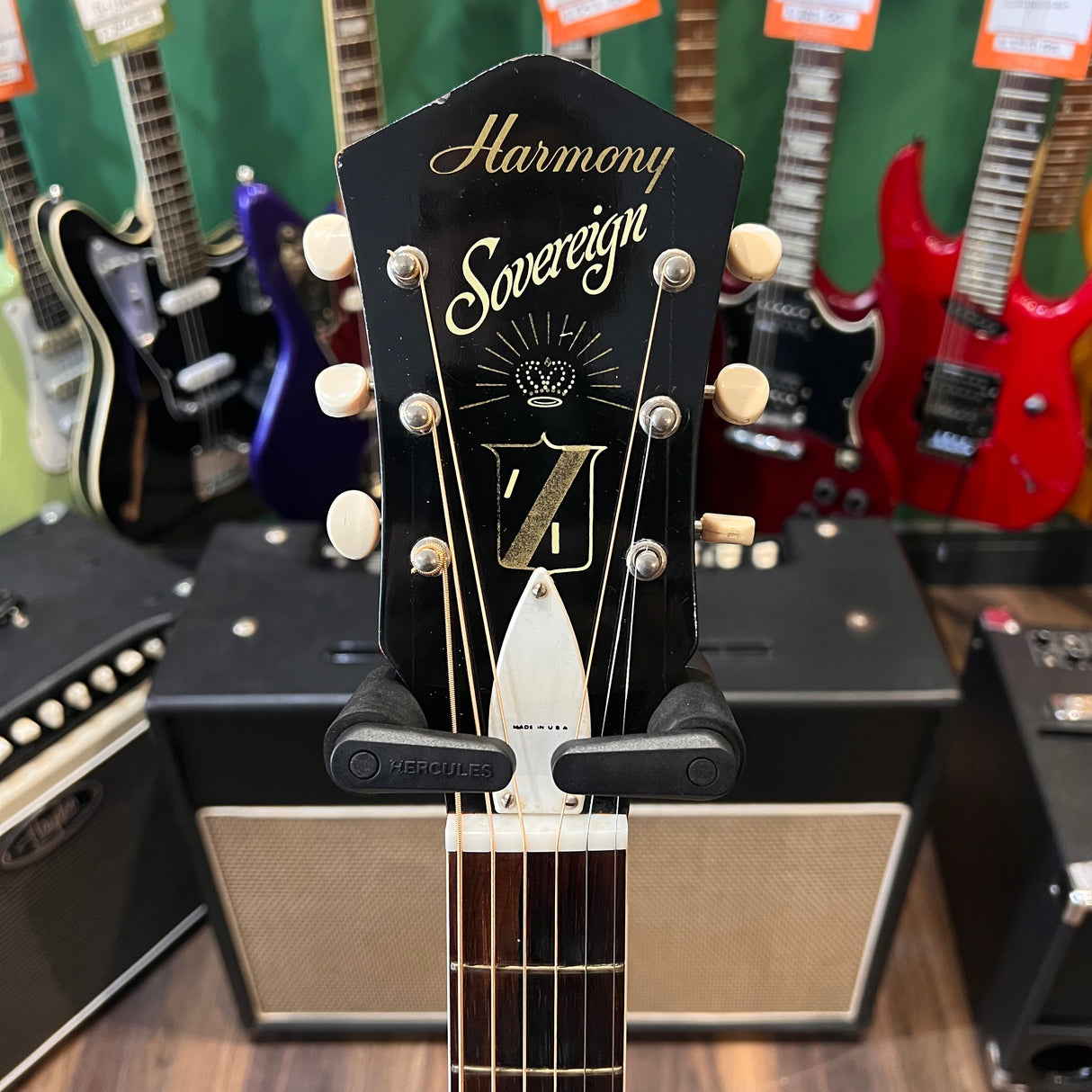 Harmony Sovereign H1203 1960's Acoustic Guitar (Pre-Owned)