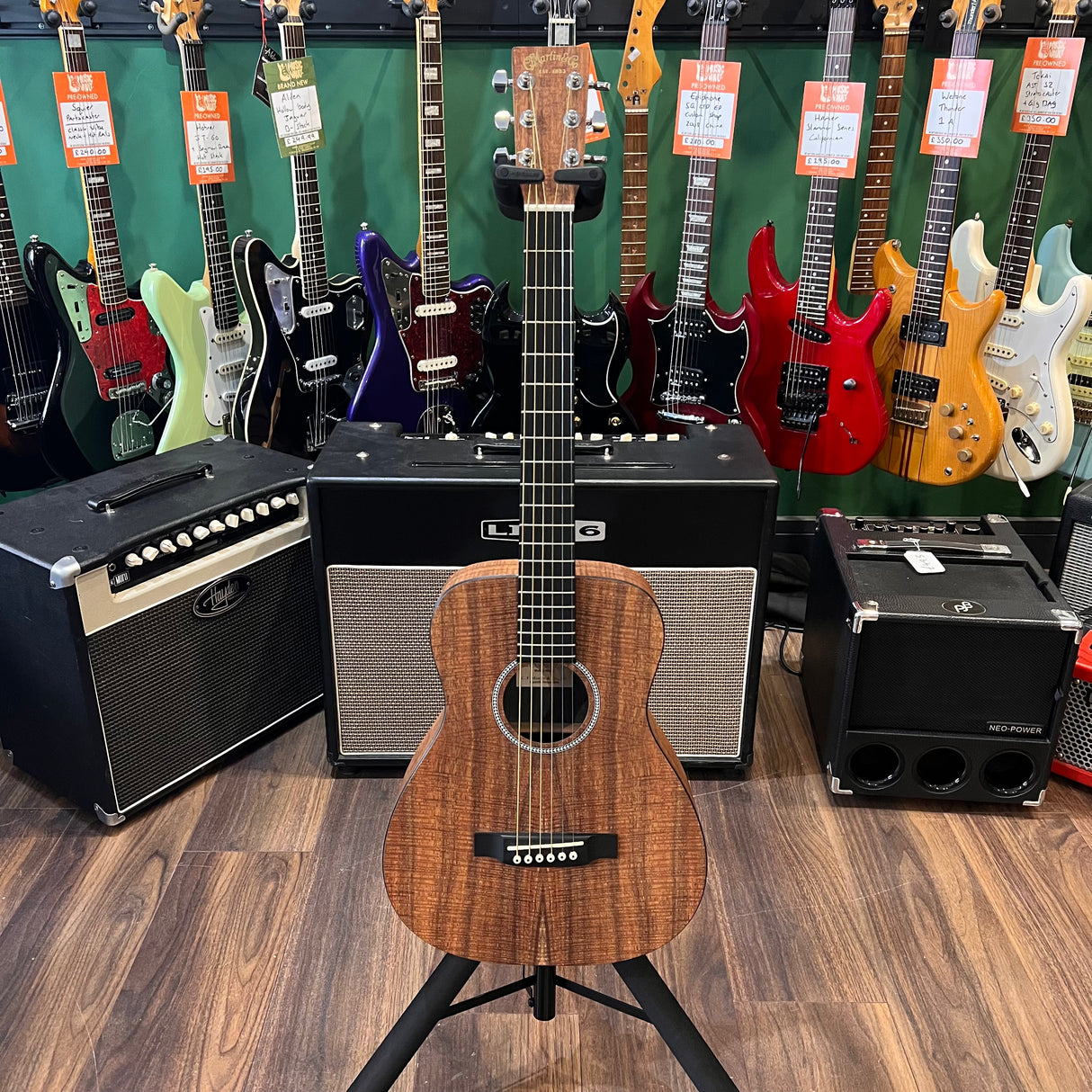 Martin LXK2 Little Martin Koa Travel Acoustic (Pre-Owned)