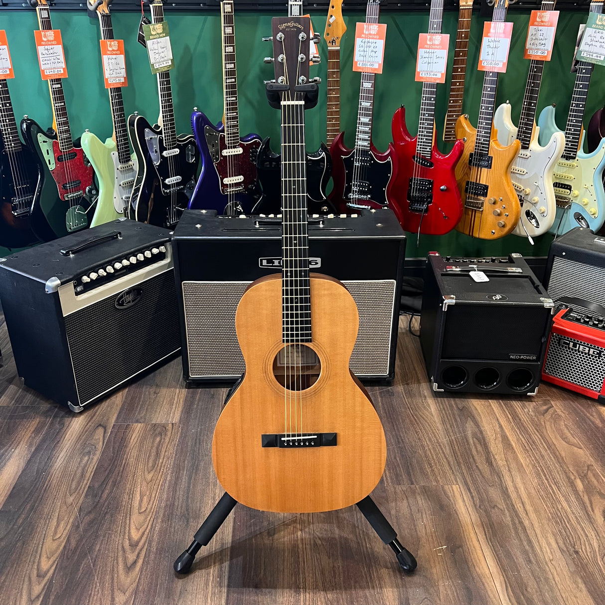 Sigma 00MSE+ Electro Acoustic Guitar (Pre-Owned)