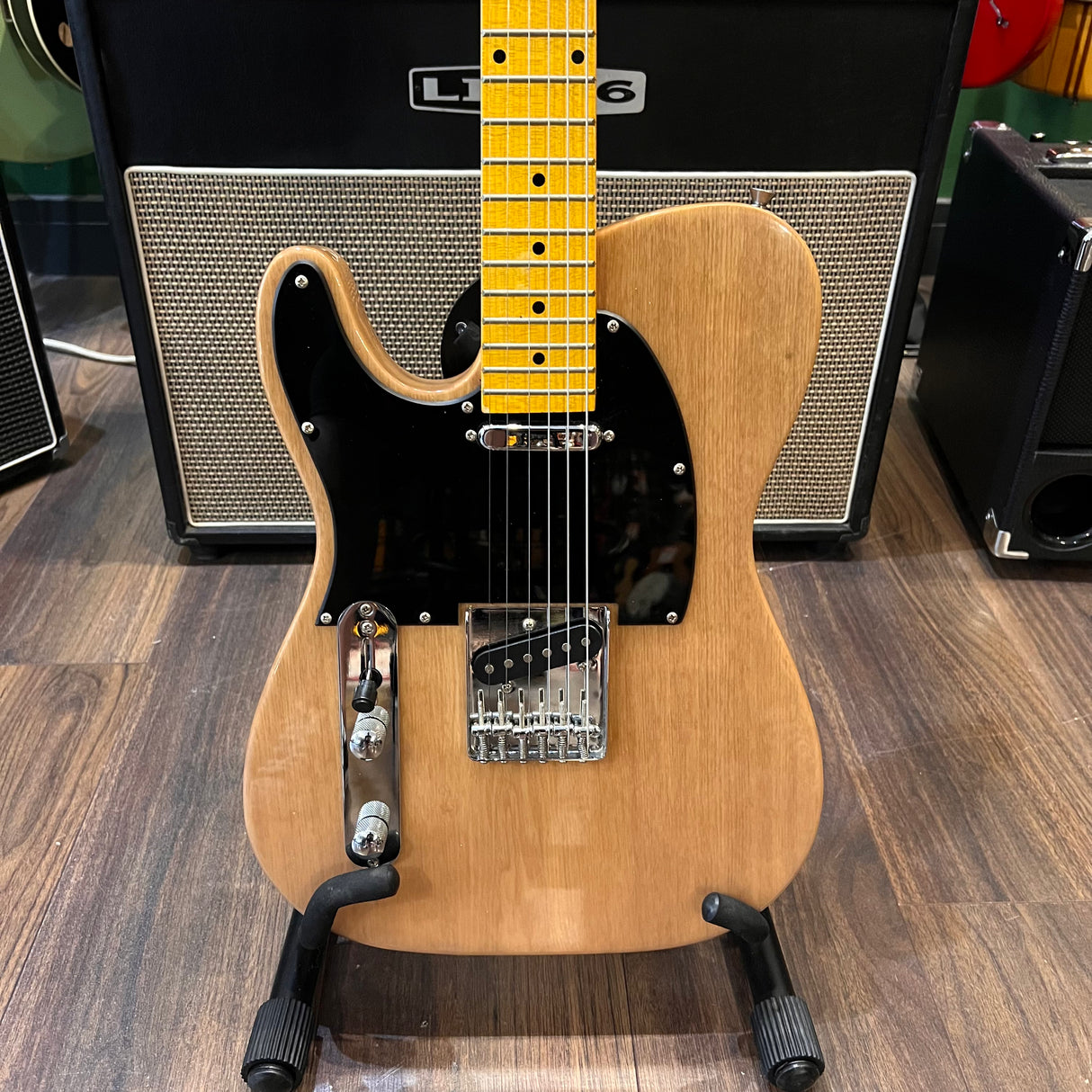 Gear4Music Knoxville Telecaster Left Handed Natural (Pre-Owned)