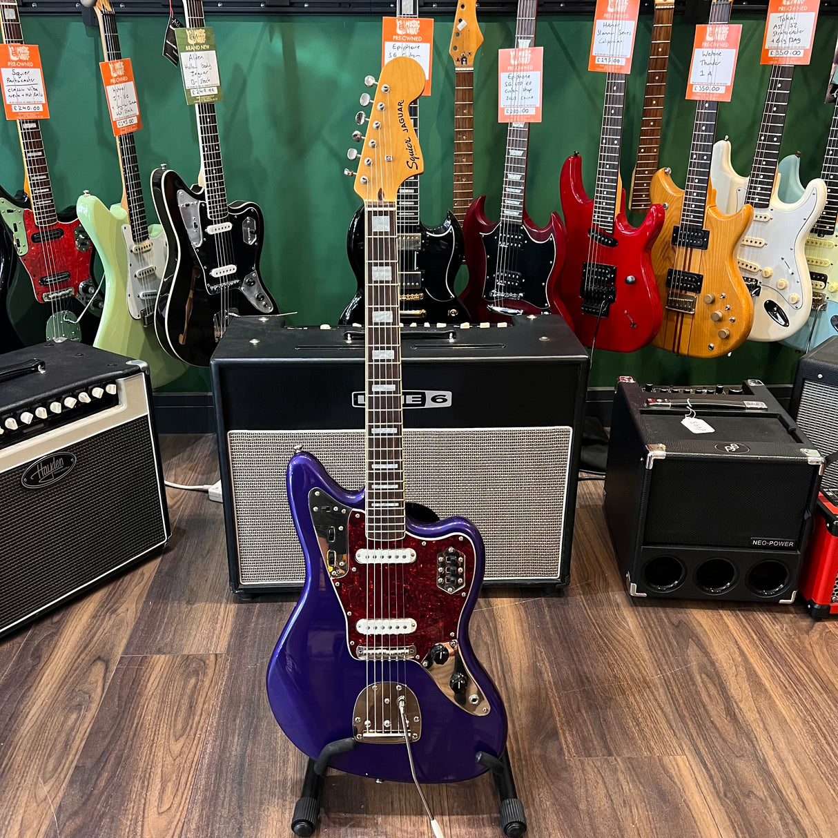 Squier FSR Classic Vibe 70's Jaguar Metallic Purple (Pre-Owned)