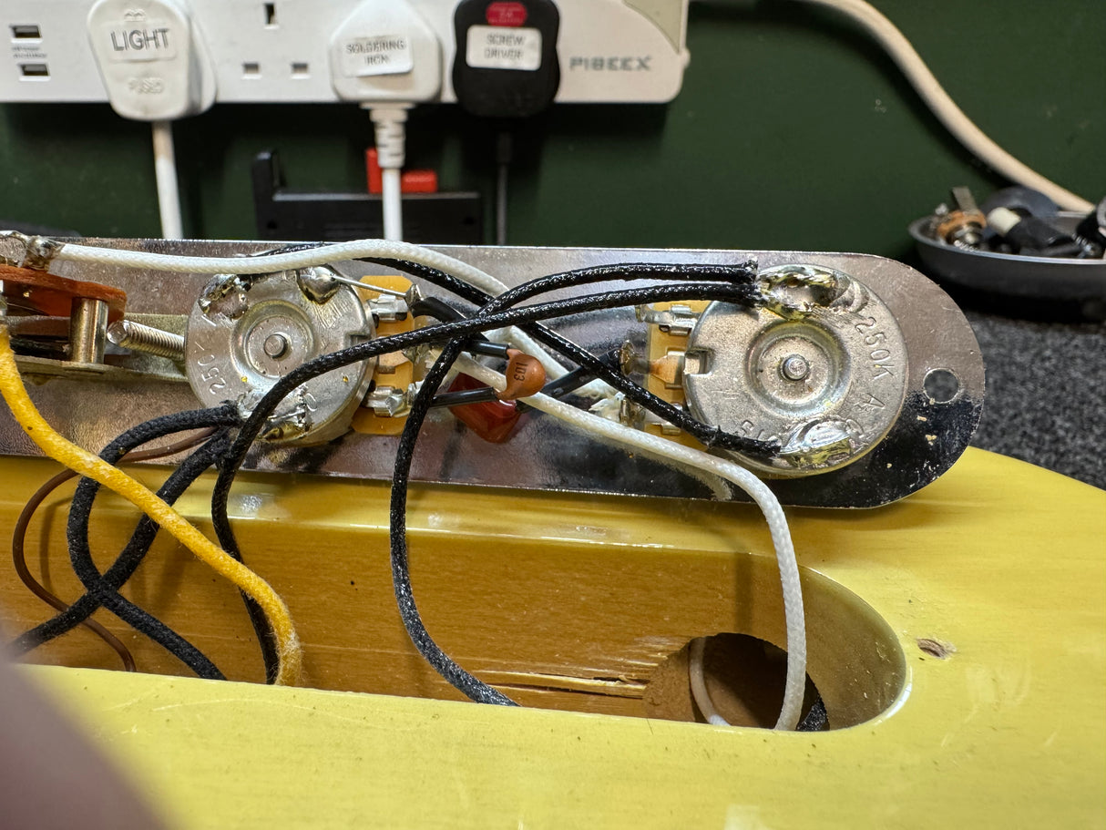 Partscaster 50's Style Telecaster Blonde (Pre-Owned) - Music Vault