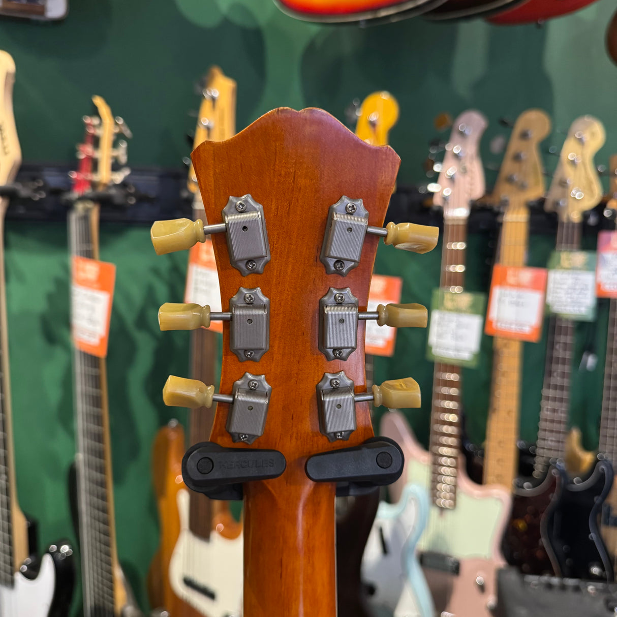 Eastman T59/V Antique Amber Semi Hollow Electric Guitar (Pre-Owned)