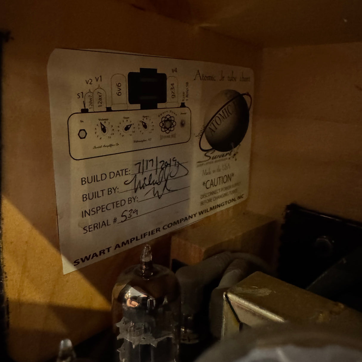 Swart Space Tone Atomic JR 5 Watt Guitar Amplifier (Pre-Owned)