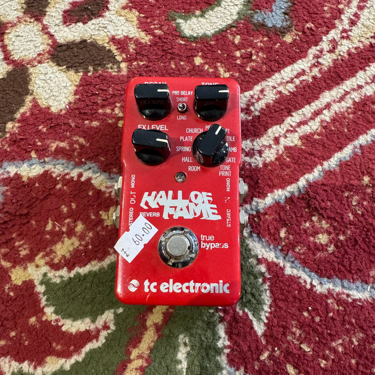 TC Electronic Hall Of Fame Reverb Pedal (Pre-Owned)