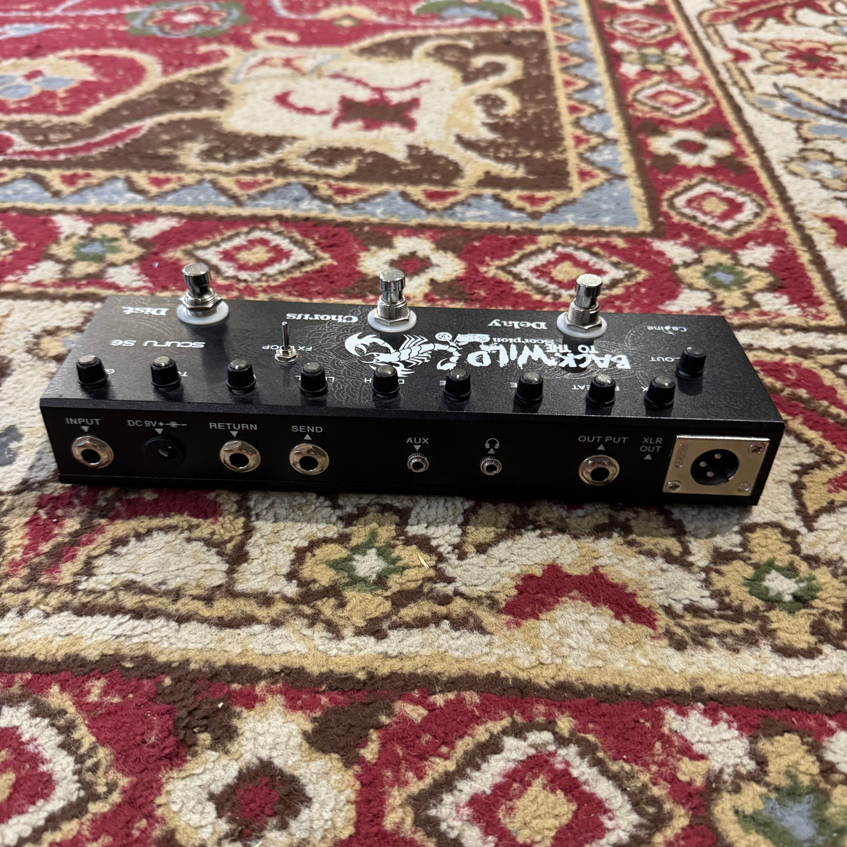 Caline Scuru S6 Back to the Wild - Scorpion Delay / Distortion / Chorus Pedal (Pre-Owned)