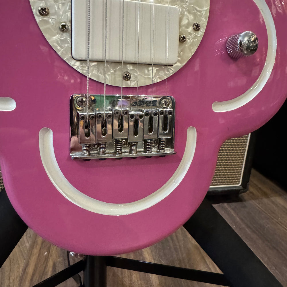 Daisy Rock Pink Flower Electric Guitar (Pre-Owned)