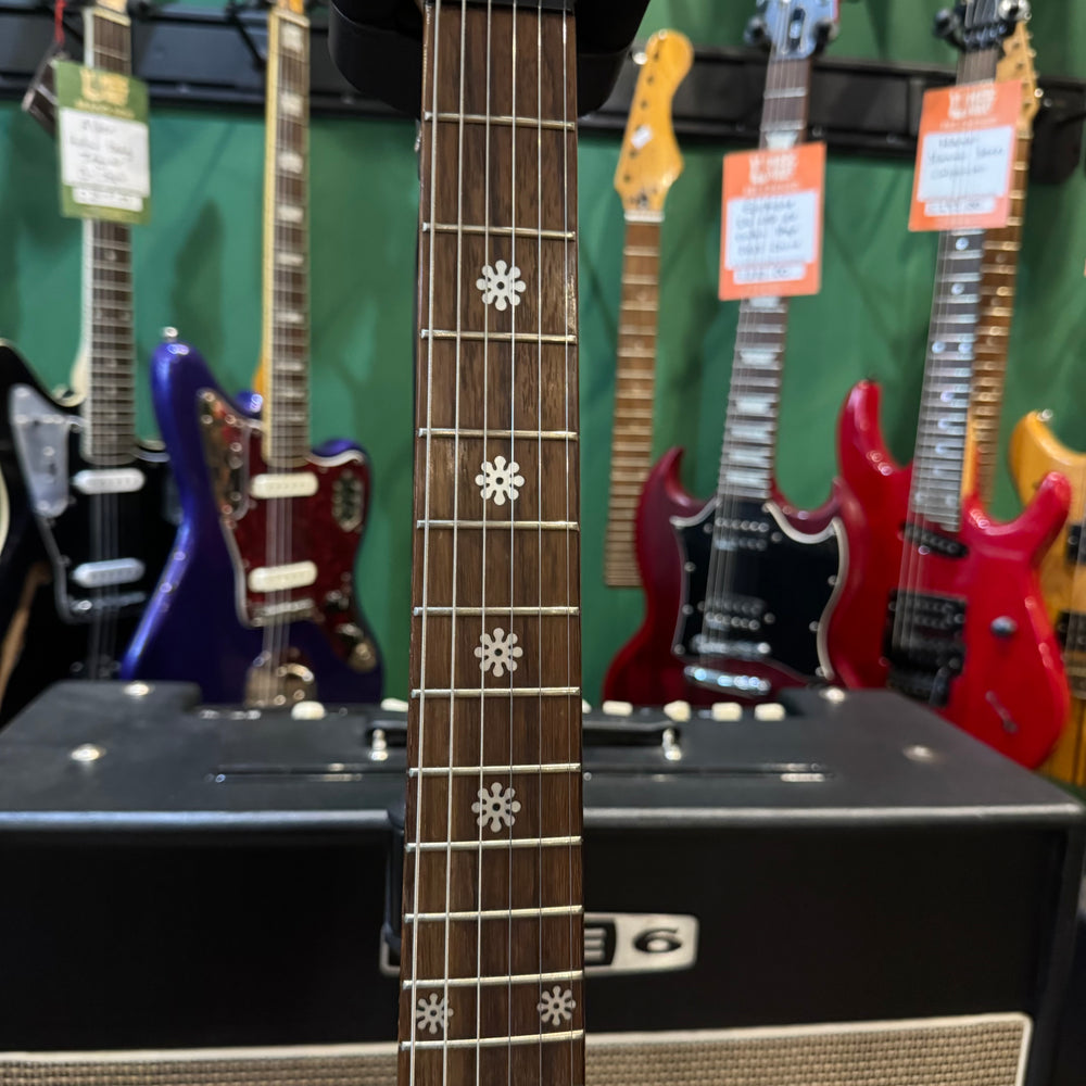 Daisy Rock Pink Flower Electric Guitar (Pre-Owned)