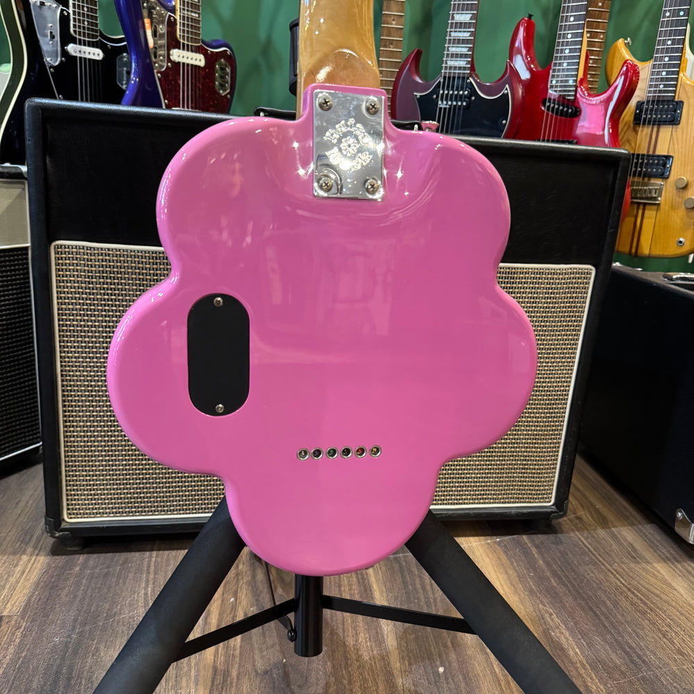 Daisy Rock Pink Flower Electric Guitar (Pre-Owned)