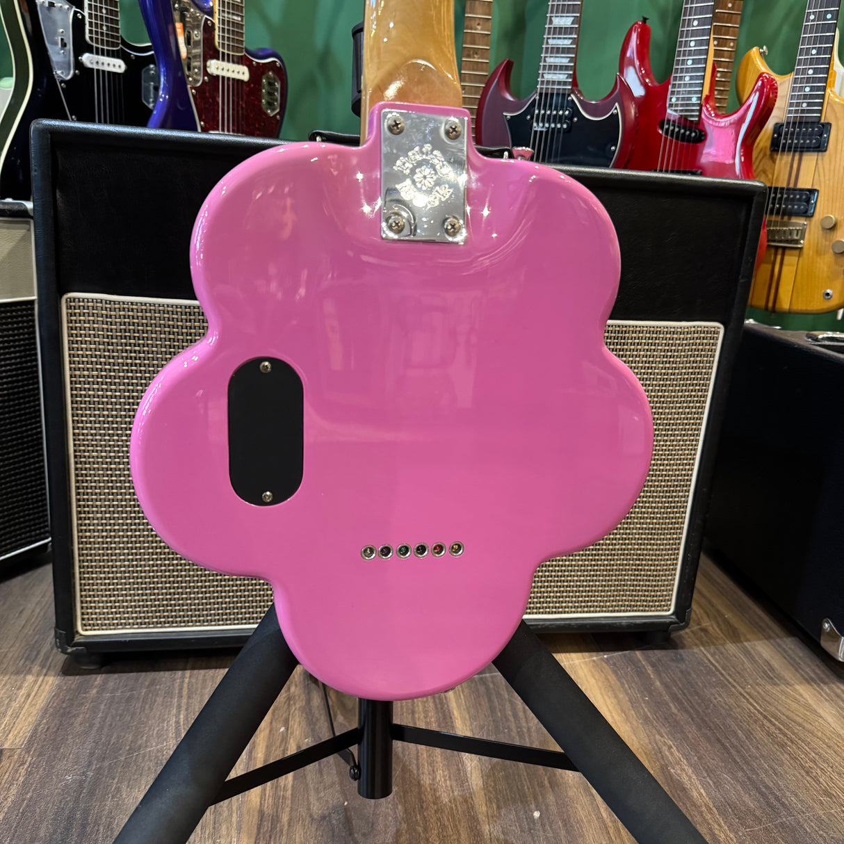 Daisy Rock Pink Flower Electric Guitar (Pre-Owned)