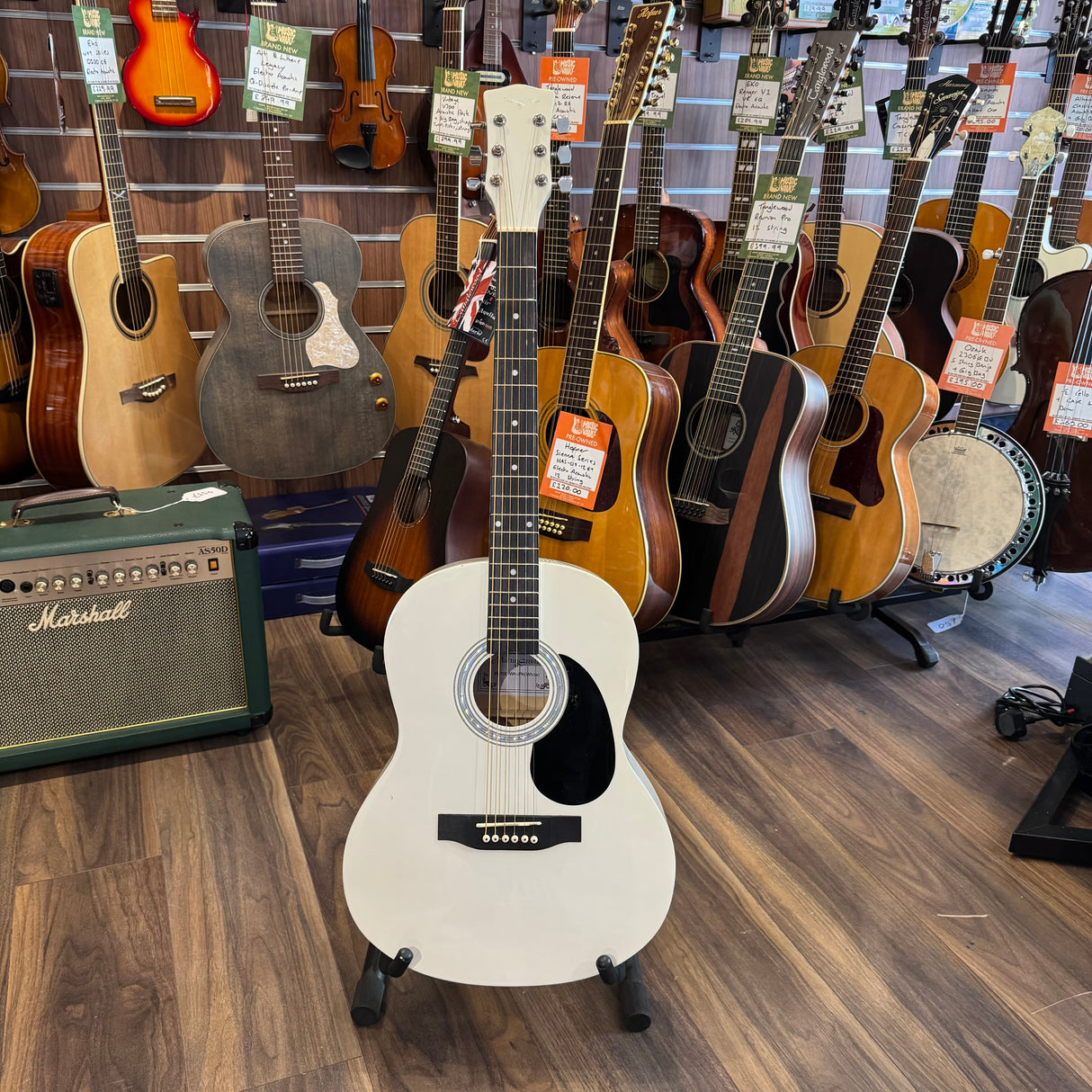 Martin Smith W100 Acoustic White (Pre-Owned)