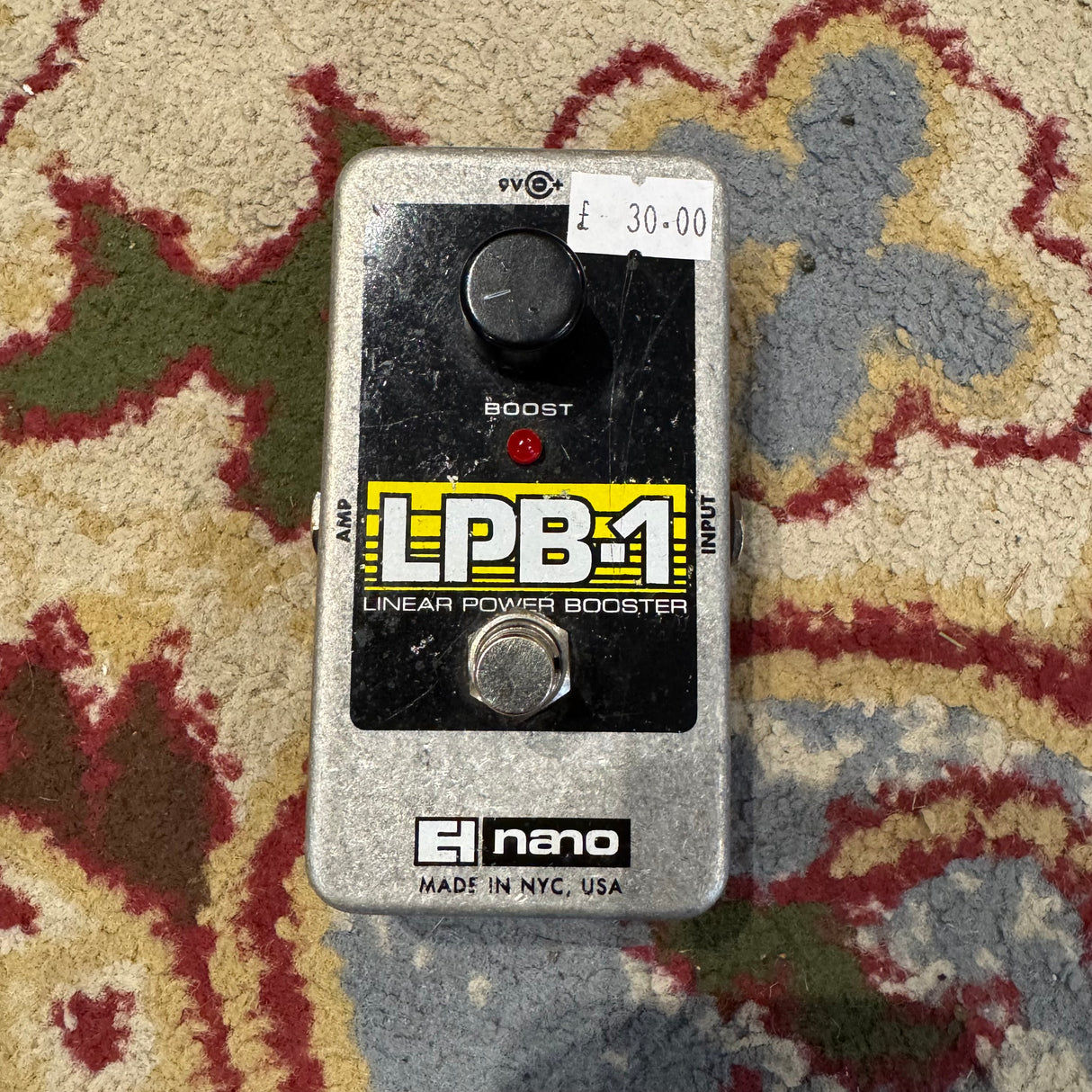Electro Harmonix LPB-1 Linear Power Booster Boost Pedal (Pre-Owned)