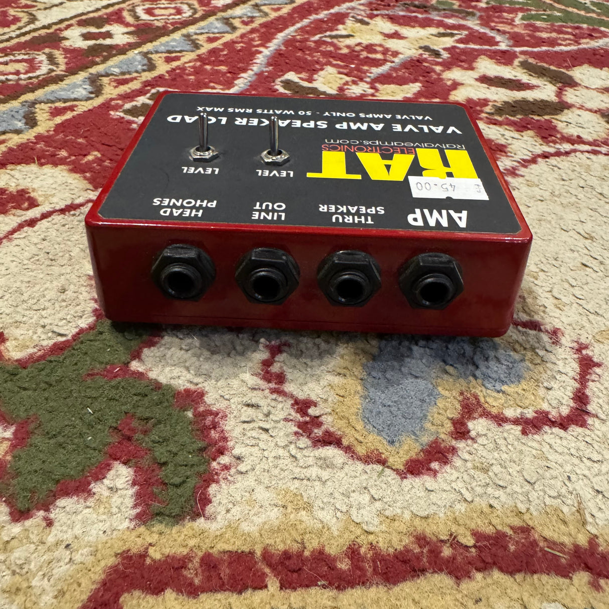 Rat Electronic Valve Amp Speaker Load Box 8 Ohms (Pre-Owned)