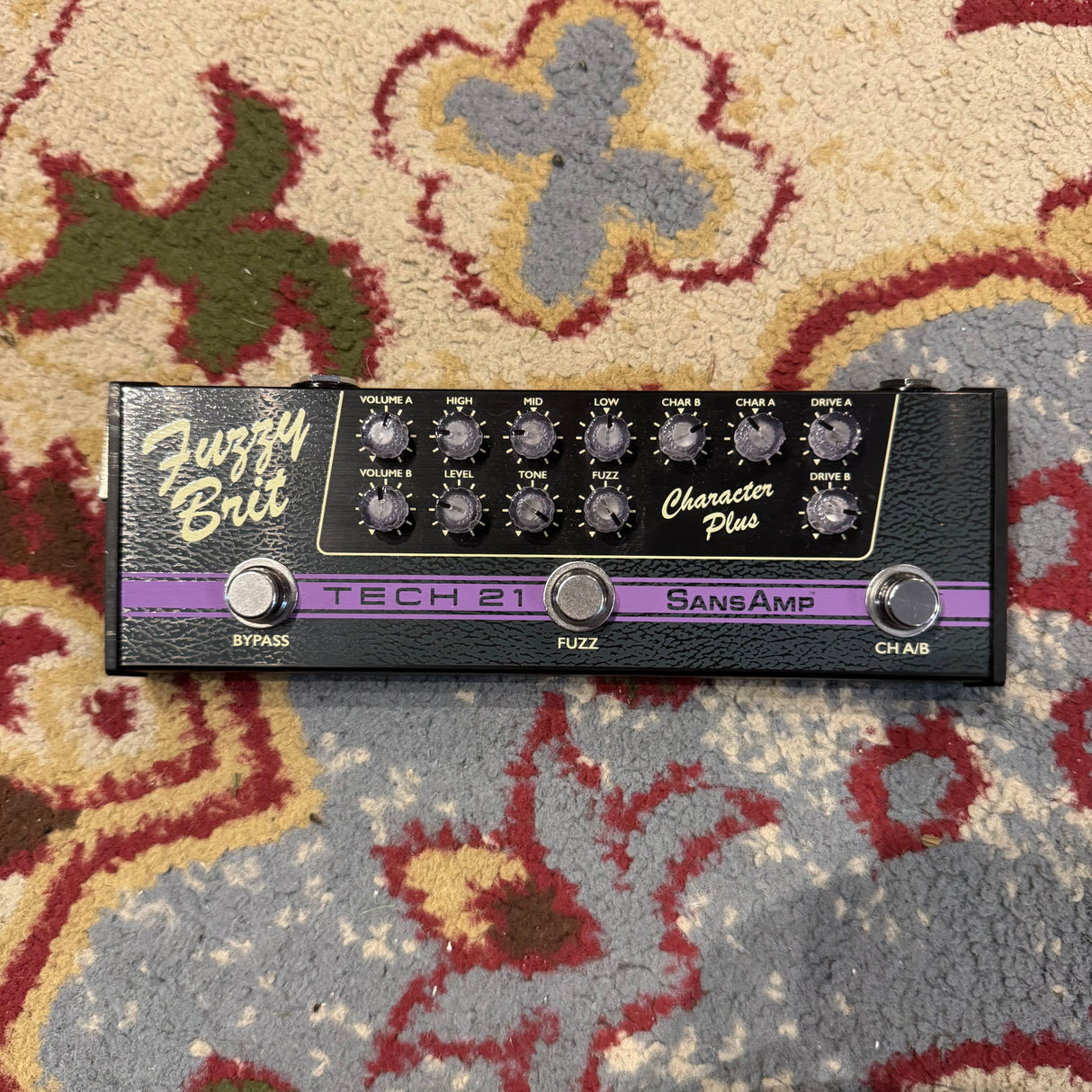 Tech 21 Sansamp Character Plus Series Fuzzy Brit Pedal (Pre-Owned)