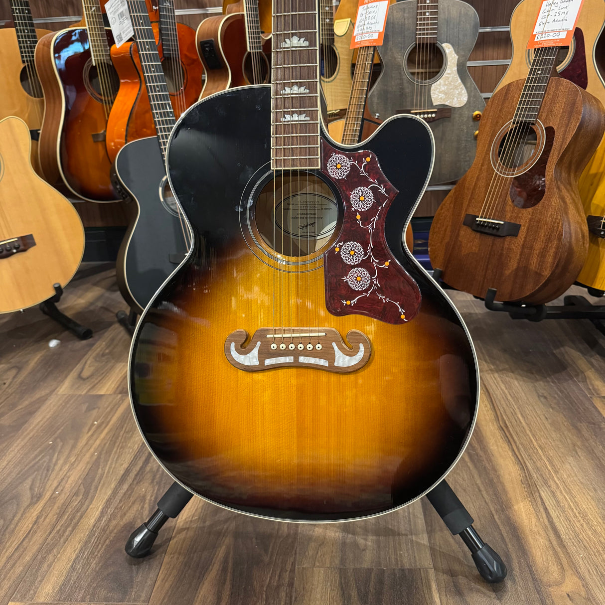 Epiphone J-200 EC Studio (EJ-20SCE) Jumbo Electro Acoustic (Pre-Owned)
