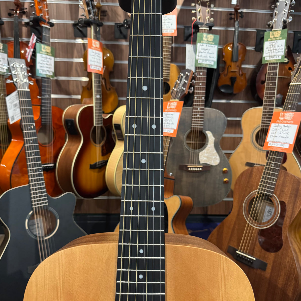 Sigma DM7E 7-String Electro Acoustic Guitar (Pre-Owned)