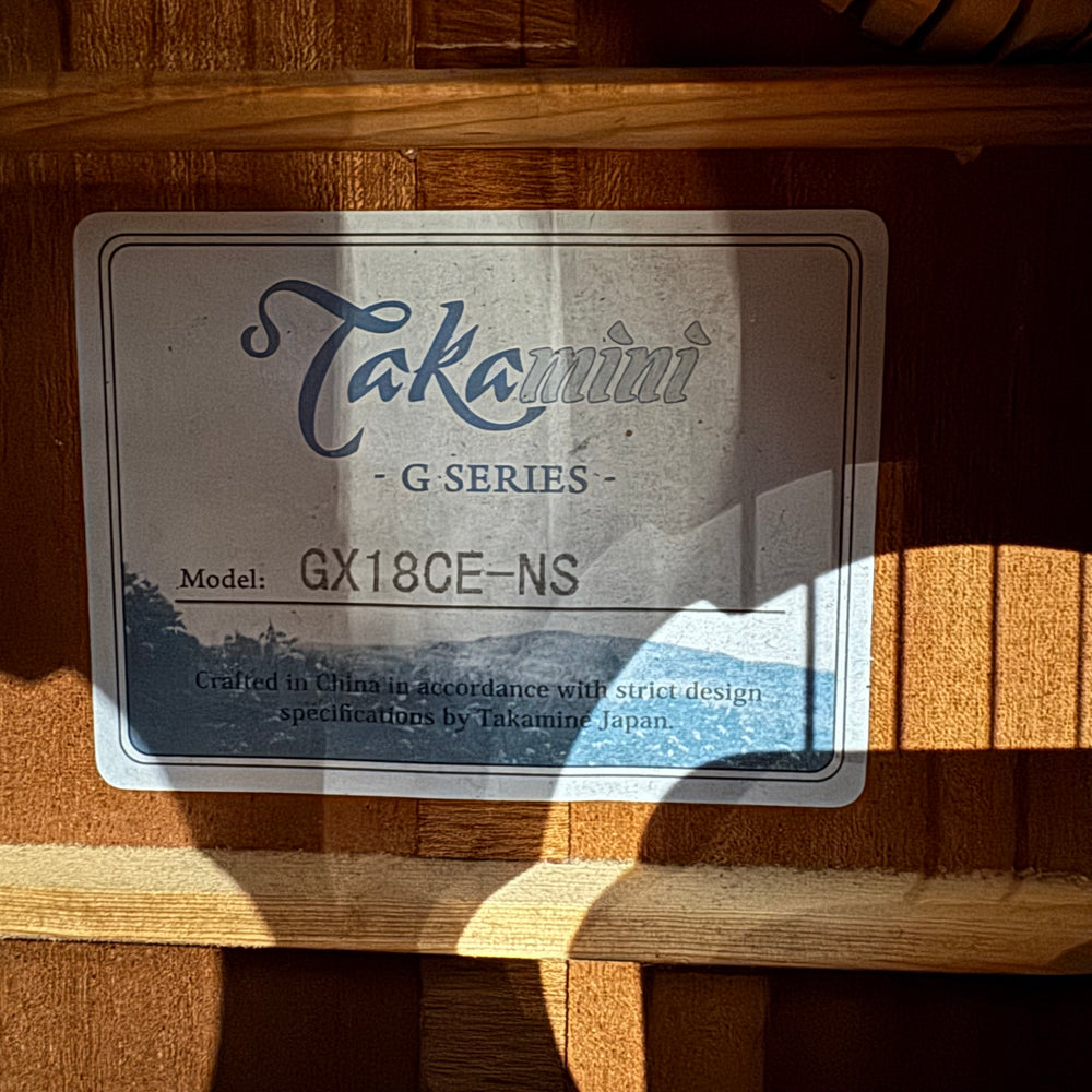 Takamine G Series GX18CE-NS 3/4 Size Travel Electro Acoustic (Pre-Owned)