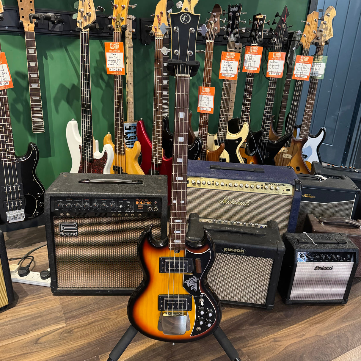 Kay K-2B SG EB Style Bass Guitar Japanese 1970's (Pre-Owned)