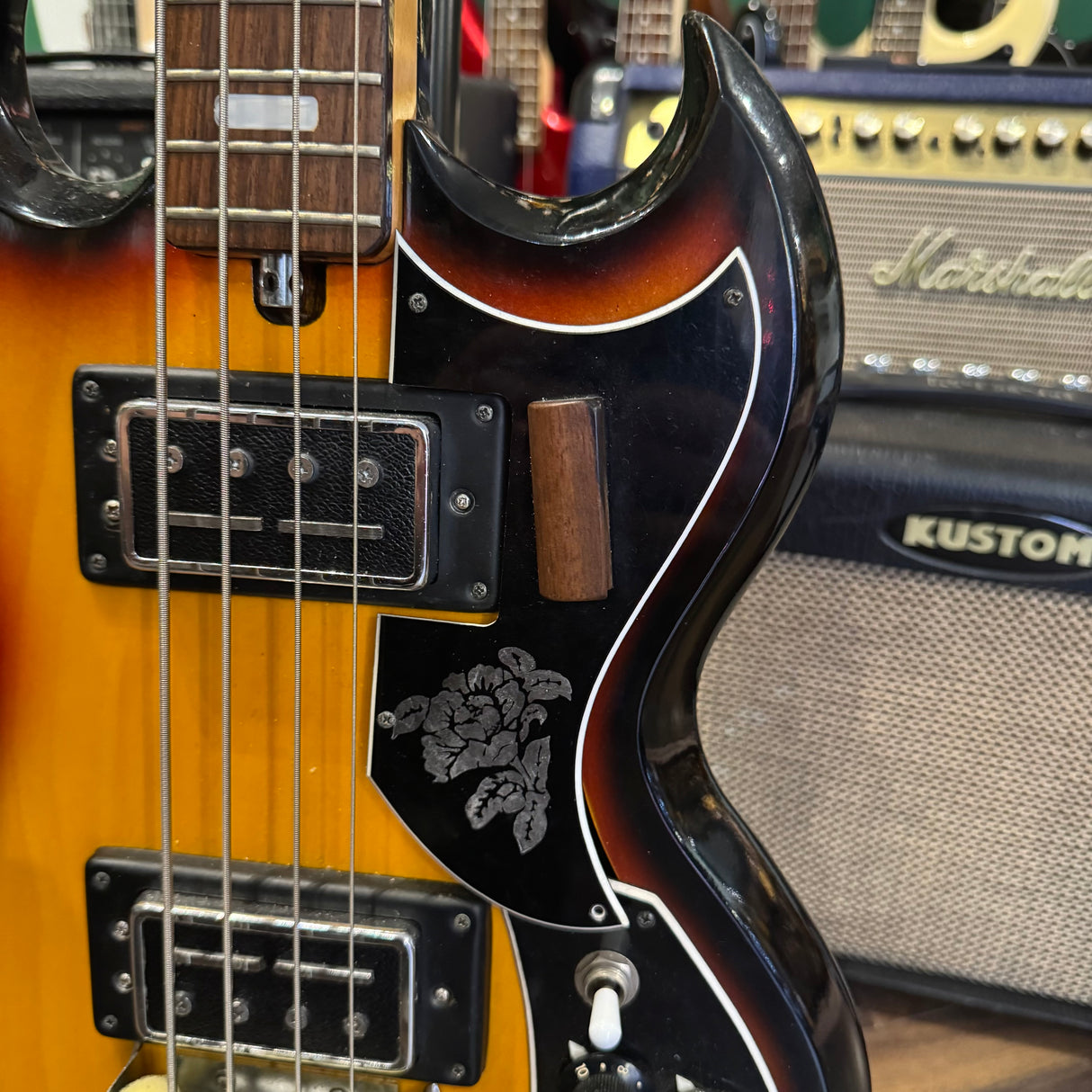 Kay K-2B SG EB Style Bass Guitar Japanese 1970's (Pre-Owned)