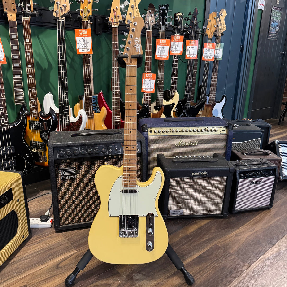 Jet Guitars JT 300 Telecaster Vintage Yellow (Pre-Owned)