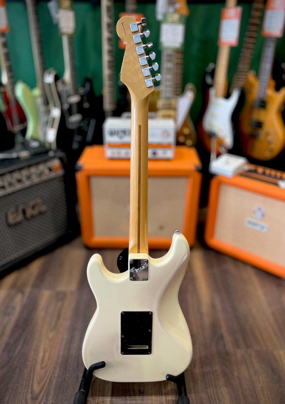 Fender USA HH Big Apple Stratocaster White (Pre-Owned) - Music Vault