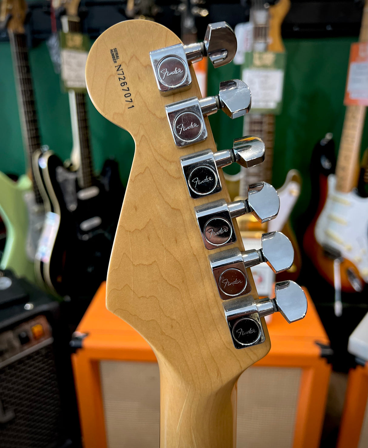 Fender USA HH Big Apple Stratocaster White (Pre-Owned) - Music Vault