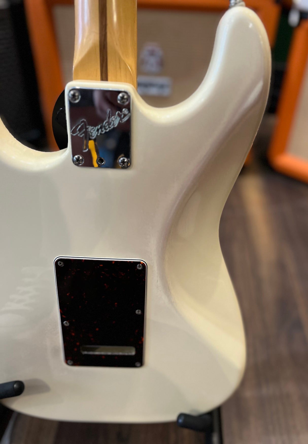 Fender USA HH Big Apple Stratocaster White (Pre-Owned) - Music Vault