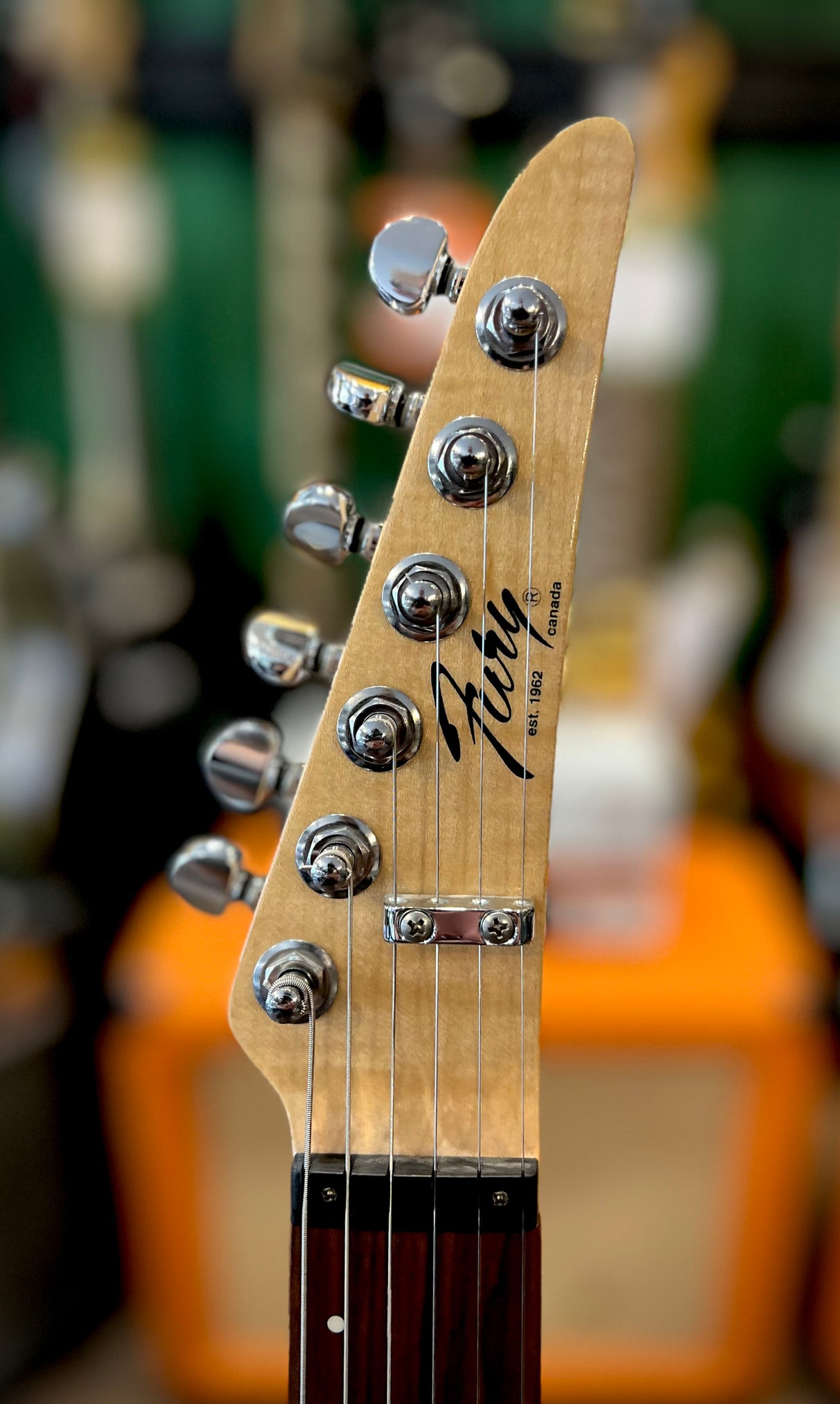 Fury Bandit Electric Guitar Gold + Hard Case (Pre-Owned) - Music Vault