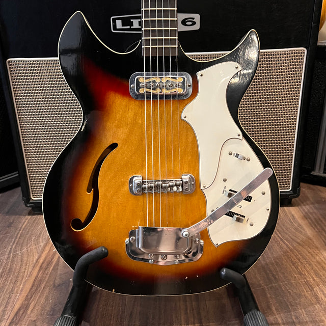 Harmony Rebel H-81 1960's Sunburst (Pre-Owned) - Music Vault