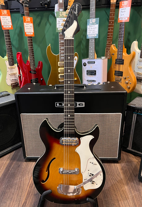 Harmony Rebel H-81 1960's Sunburst (Pre-Owned) - Music Vault
