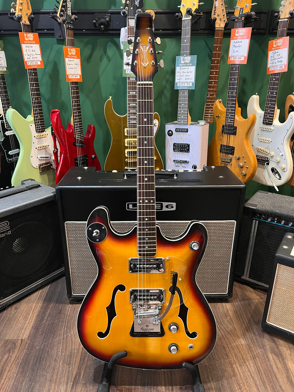 Burns Baldwin Vibraslim 1960's Sunburst (Pre-Owned) - Music Vault