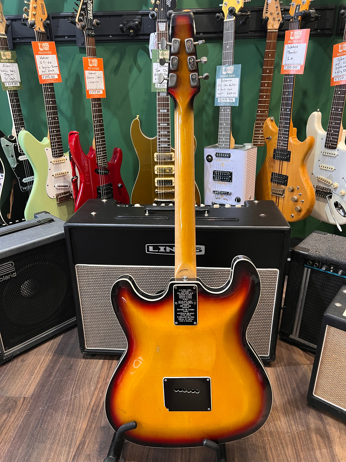 Burns Baldwin Vibraslim 1960's Sunburst (Pre-Owned) - Music Vault