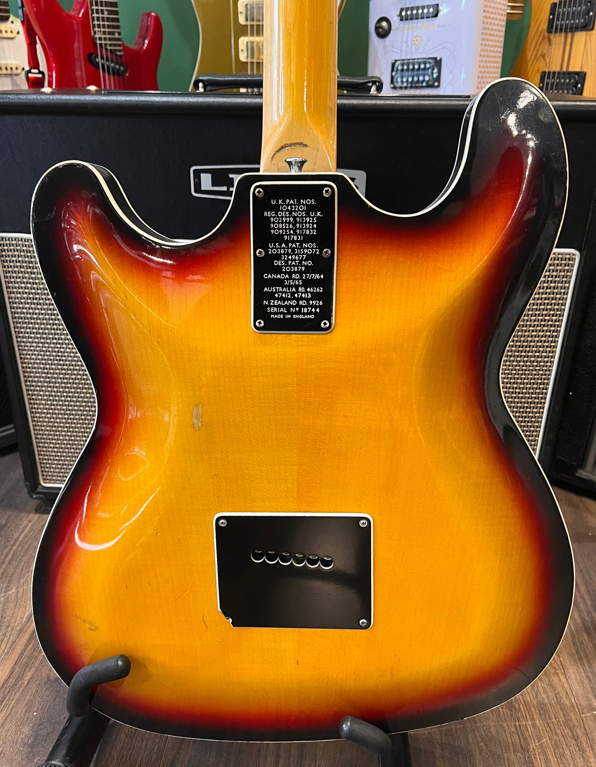 Burns Baldwin Vibraslim 1960's Sunburst (Pre-Owned) - Music Vault