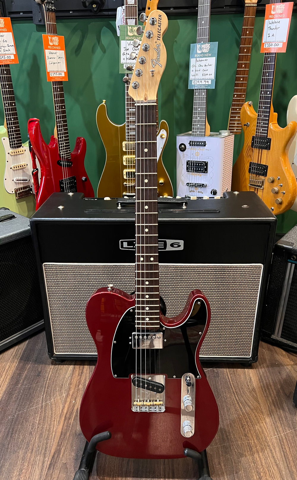 Fender American Performer Telecaster Hum Aubergine (Pre-Owned) - Music Vault