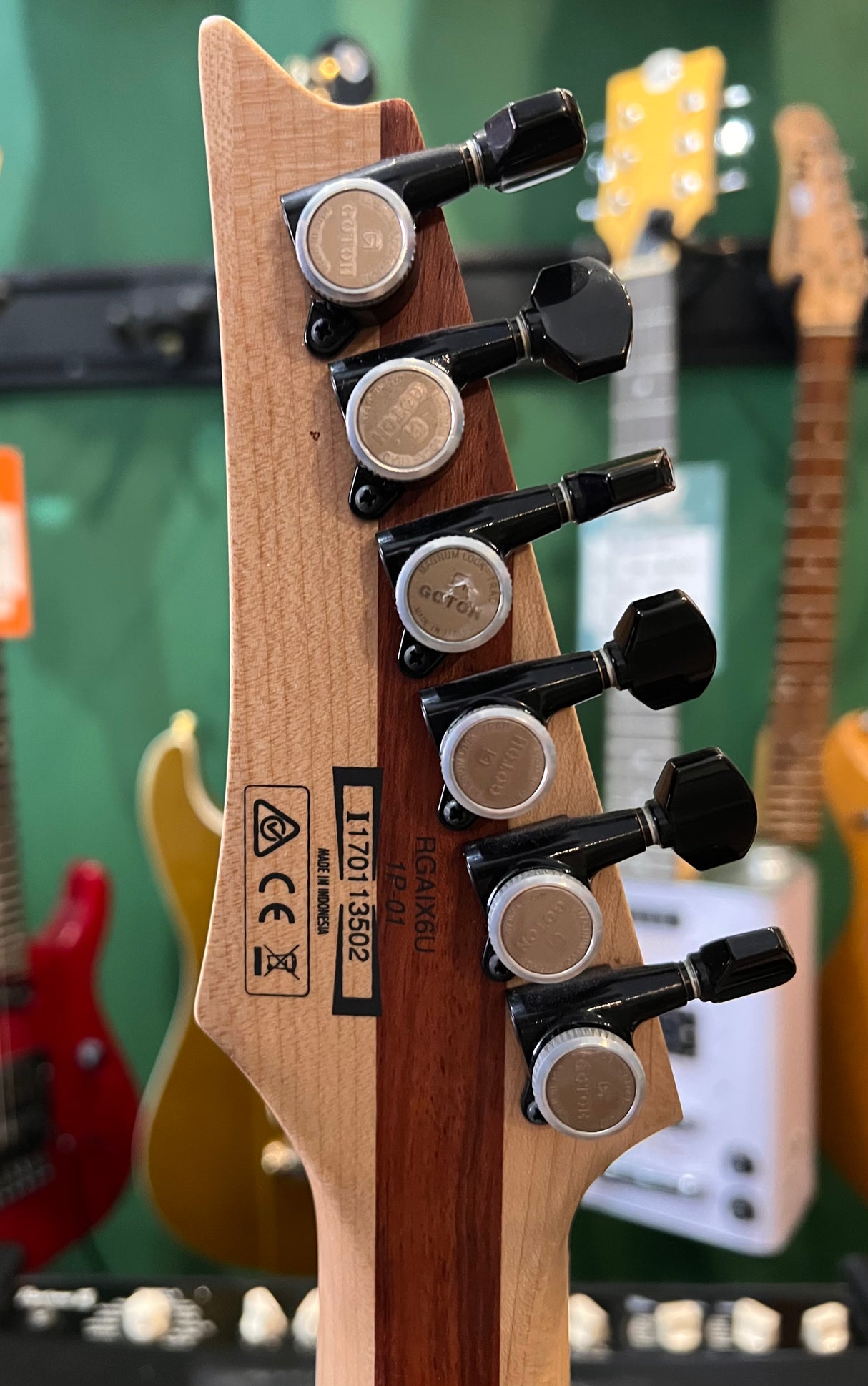 Ibanez Iron Label RGAIX6U Antique Brown Stain (Pre-Owned) - Music Vault