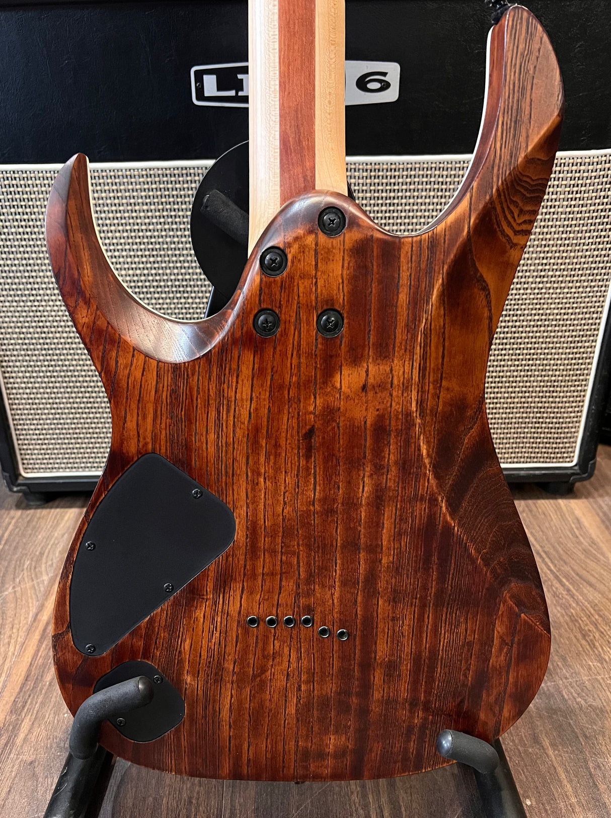 Ibanez Iron Label RGAIX6U Antique Brown Stain (Pre-Owned) - Music Vault
